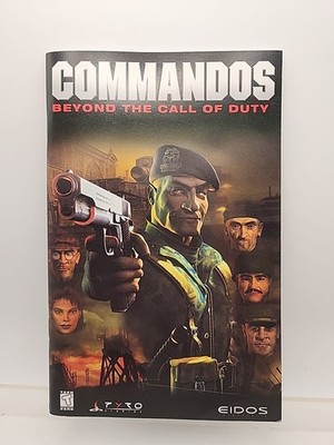 Commandos: Beyond The Call Of Duty (Pc, 1999) Manual ONLY