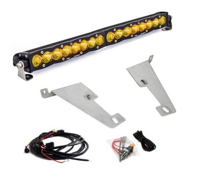 Baja Designs 2022-26 Toyota Tundra 20in S8 Behind Bumper Light Mount Kit - Amber