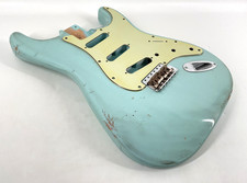 MJT Official Custom Vintage Aged Nitro Guitar Body Mark Jenny VTS Sonic Blue