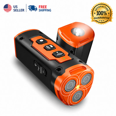 Rechargeable Pet Training Device with Flashlight & Sound Control for Outdoor Use