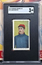 CLARK GRIFFITH 1910 E93 Standard Caramel Company SGC 3 VG CINCINNATI REDS HOF