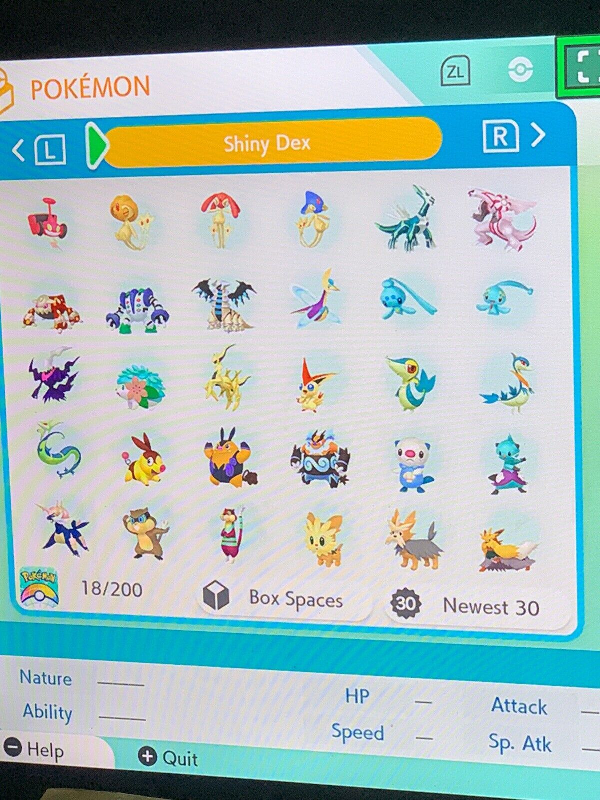 ✨ SHINY LIVING POKEDEX ✨ Pokemon Home Gen 1-7 6IV