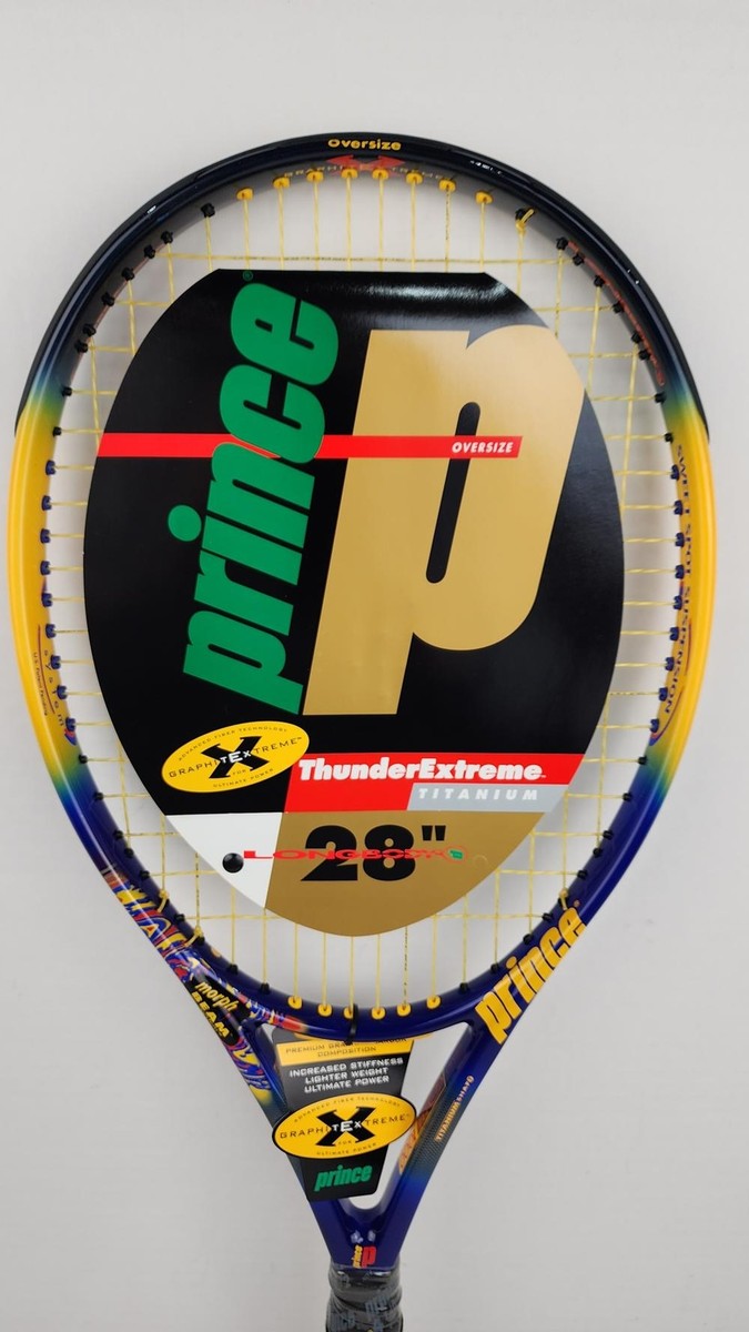 サーベイランス　ti  Lightning Prince Thunder Extreme Tennis Racket (TC58B) - 4 1/2 in