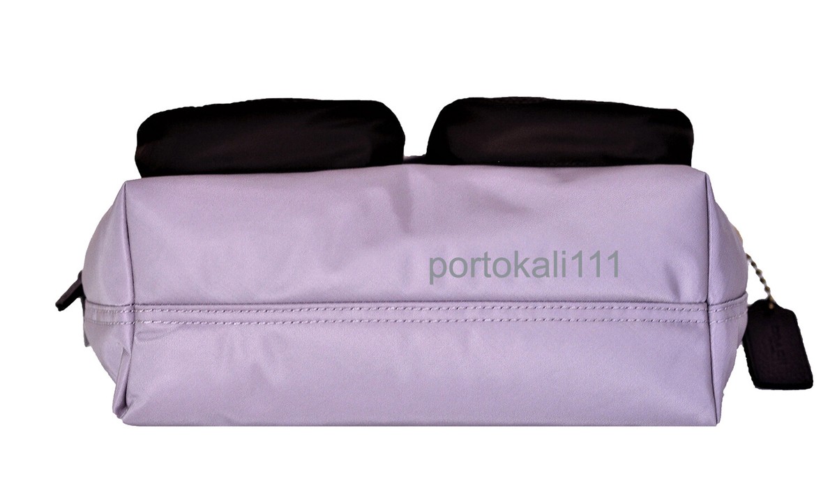 Coach New Women's Cargo Shoulder Bag in Lilac Multi Nylon