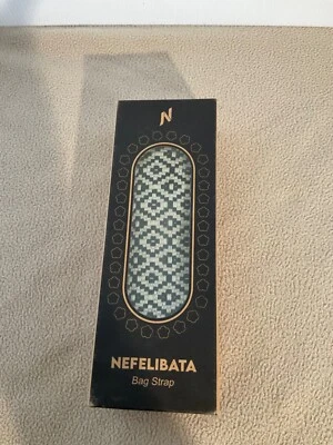 Nefelibata Woven Black & Cream Shoulder Bag Strap