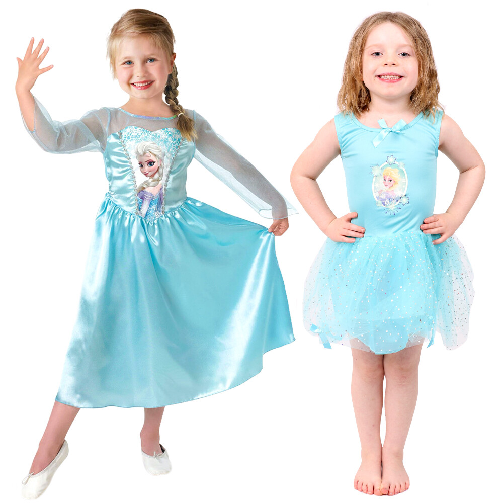 NIÑAS FROZEN ELSA DISFRAZ NIÑOS CON LICENCIA REGALO DE NAVIDAD REGALO VESTIDO ELEGANTE