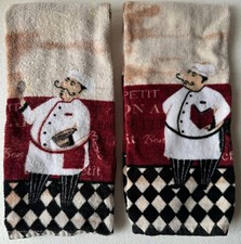 Fat Chef Kitchen Towel Set of 2 Sz 14"x23"