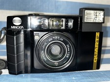 MINOLTA AF-S QUARTZ DATE,Film Camera.Point Shoot,35mm,F2.8,from JPN Minolta USED