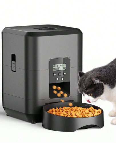 Automatic Cat Feeder, Timed Cat Food Dispenser With 1-4 Meals-JZH7