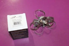 Box of 10 Ideal Tridon Hose Clamps. SAE Size 28. 1 1/4" - 2 1/4". Part 5228051.