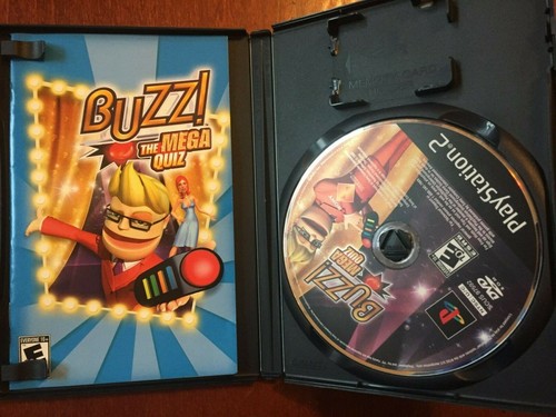 SONY PLAYSTATION 2- PS2- ¡BUZZ! THE MEGA QUIZ - COMPLETO - Imagen 2 de 4