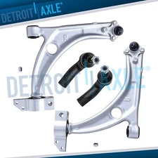 Front Lower Control Arms w/Ball Joints Outer Tie Rods Kit for 2006 - 2010 Passat