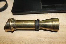 BRASS TELESCOPE 6 " 2 PIECES EYEPIECE IS SEPARATE NEAT ITEM GOOD CONDITION