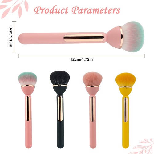 Professional Large Makeup Brush Foundation Blusher Cosmetic Make Up Brushes Pink - Picture 2 of 15