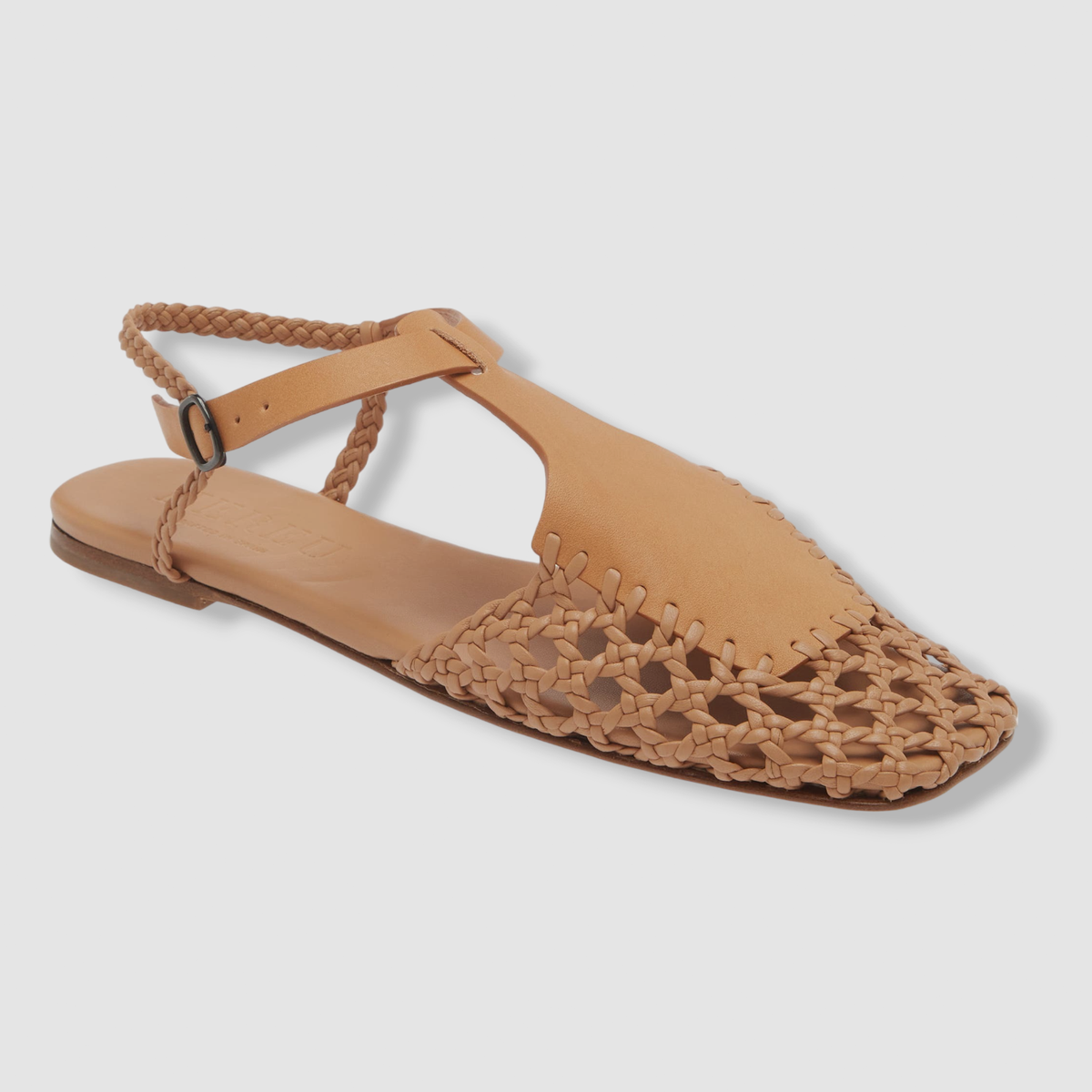 【HEREU】REIXA LLIC Woven T-bar Sandal REIXA METALLIC - Woven T-bar Sandal – Hereu Studio