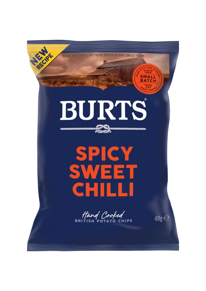 Burts Spicy Sweet Chilli Crisps - Available in 20 x 40g Box - Image 1 of 1