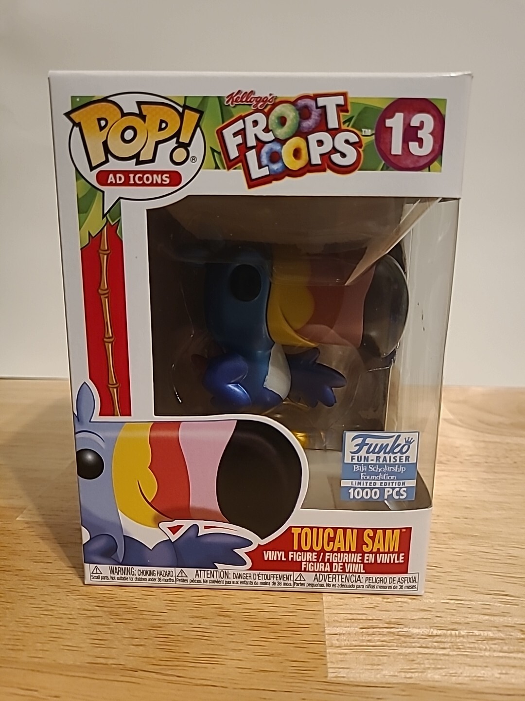 Funko Pop! Ad Icons: Froot Loops - Toucan Sam #13 Metallic Le 1000 Pc W/ Armor