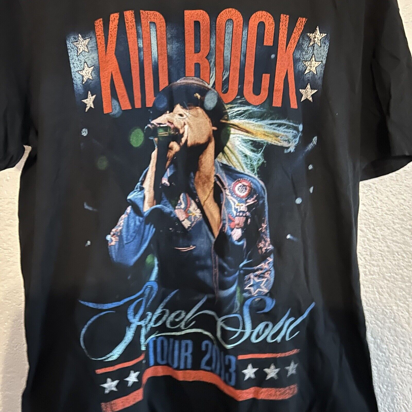Kid Rock Tour Rebel Soul 2013 T-shirt Black Size … - image 2