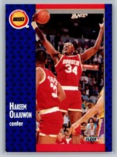 1991-92 Fleer - Hakeem Olajuwon #77