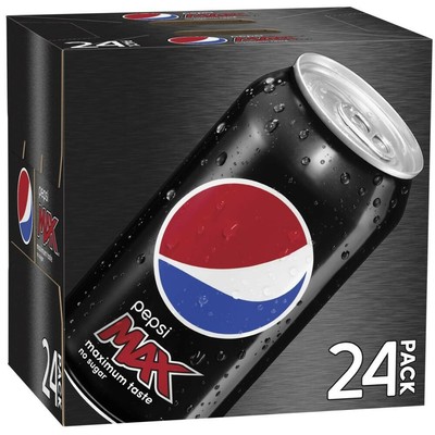 24x 375ml Pepsi Max 24 pack (9313820016146)
