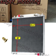 3-ROW RADIATOR FOR FORD F53 F250 F350 F550 6.0L 6.8L POWERSTROKE 2005-2007