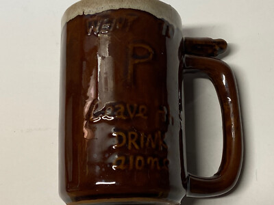 Nice Vintage Went To Pee Leave Drink Alone Wet Your Whistle Coffee Mug