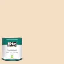 BEHR Premium Plus 1 qt. Navajo White Semigloss Enamel Interior Paint