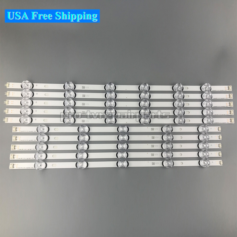 YSABVCP LED-Leiste Set - 3 Streifen Für 43 Zoll LG TVs, 840mm, 7 LEDs, Ersatz Für 6916L-2743A