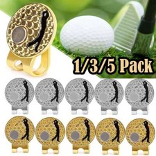 1/3/5 Pack Golf Magnetic Hat Clip Ball Marker Hat Clip Putting For Ball Marker