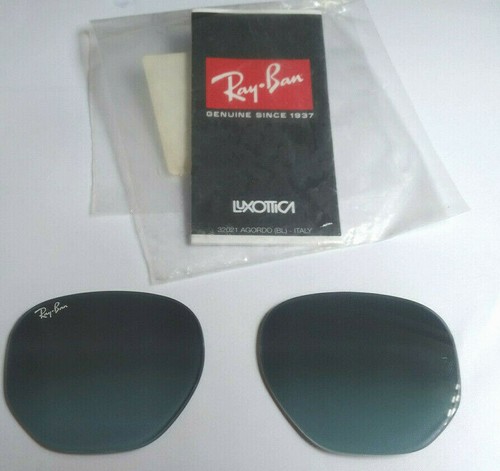ray ban rb 3548 esagonali 51 lenti di ricambio blu grigio sfumate 3m | eBay