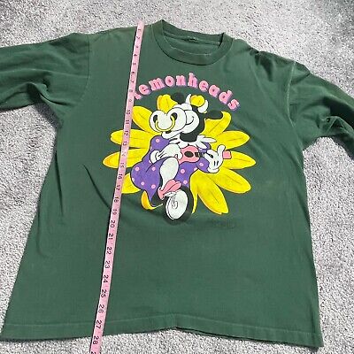 Lemonheads 90s Punk Rock Band Vintage Green Cow Flower Lemonheads 90s Punk Rock Band Vintage Green Cow Flower