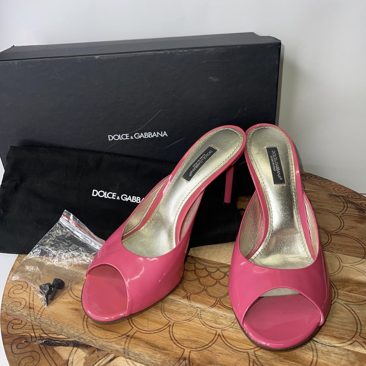 Pink Dolce & Gabbana shoes women Size 37.5 | eBay