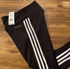 NEW-Ladies Adidas Design -XS-2 Move 3 Stripes High Rise Pants Aeroready 50