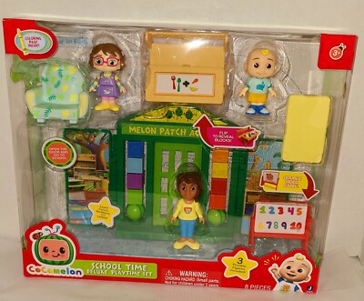 CoComelon School Time Deluxe Playtime Set w/ Figures & Accessories NEW