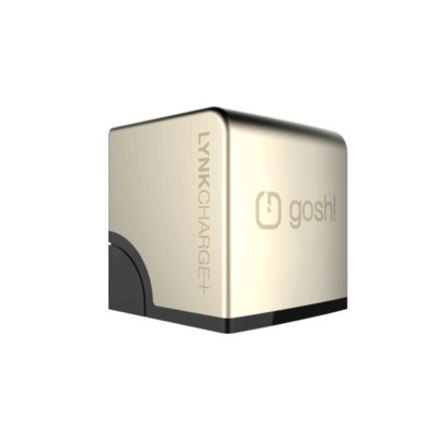 GOSH LynkCharge+ AC Netzteil 2xUSB EU Gold