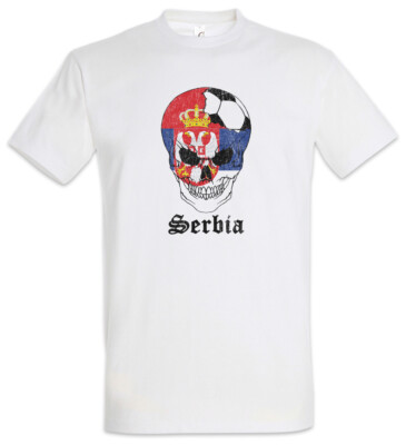 Serbia Football Comet T-Shirt serbian Soccer Flag Banner World Championship