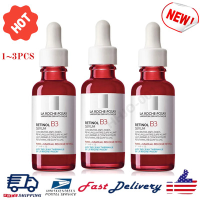 3X La Roche Posay Retinol B3 Serum Anti-Wrinkle Concentrate Repairing 30ml