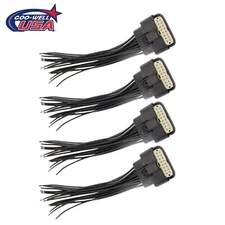 4PCS Harness Repair Pigtail Connector for Ford Mustang Headlight Xenon 2015-2017