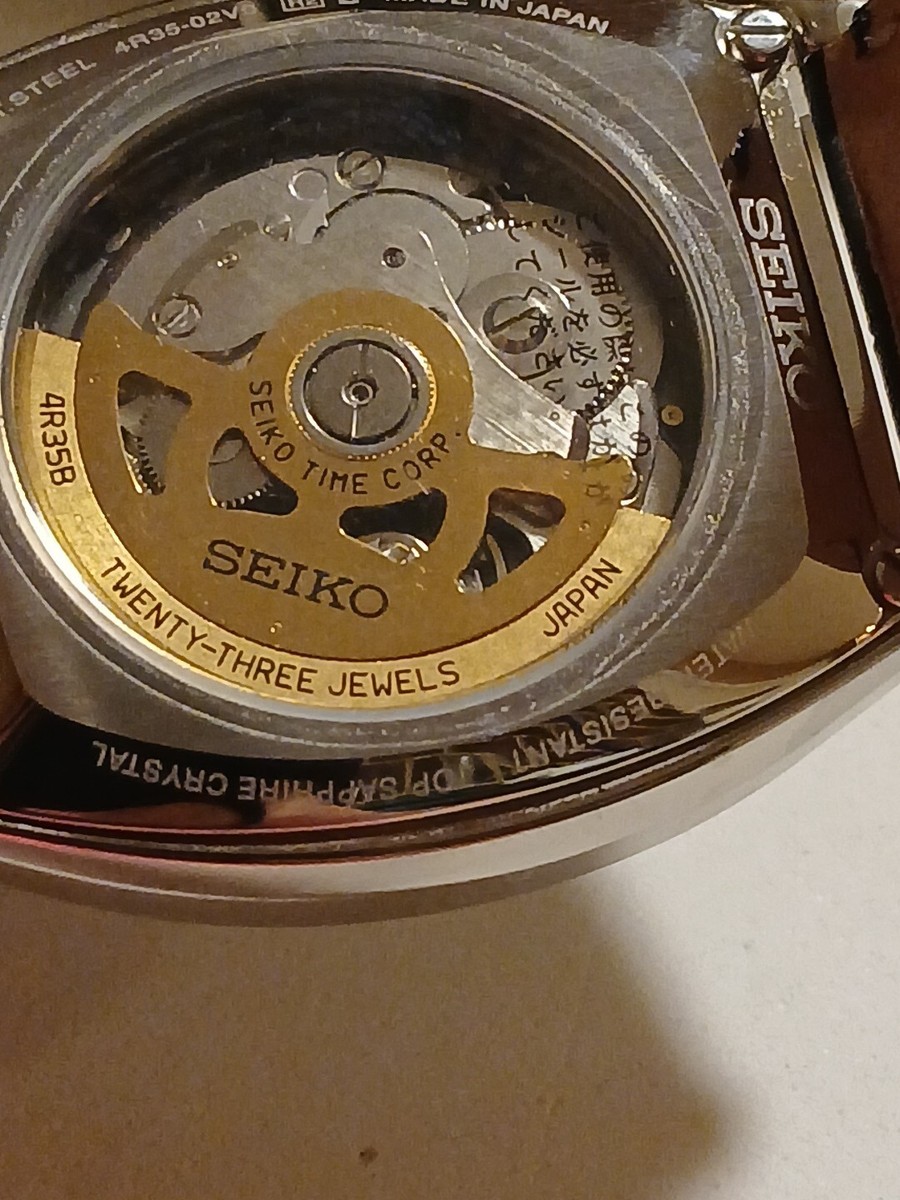 SEIKO PRESAGE 4R35-02V0 Men's Watch Automatic Analog 36mm Black