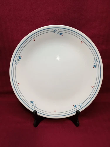 {MULTI QTY} Vintage Corelle COUNTRY VIOLETS 10-1/4" Dinner Plate Ivory Blue Red