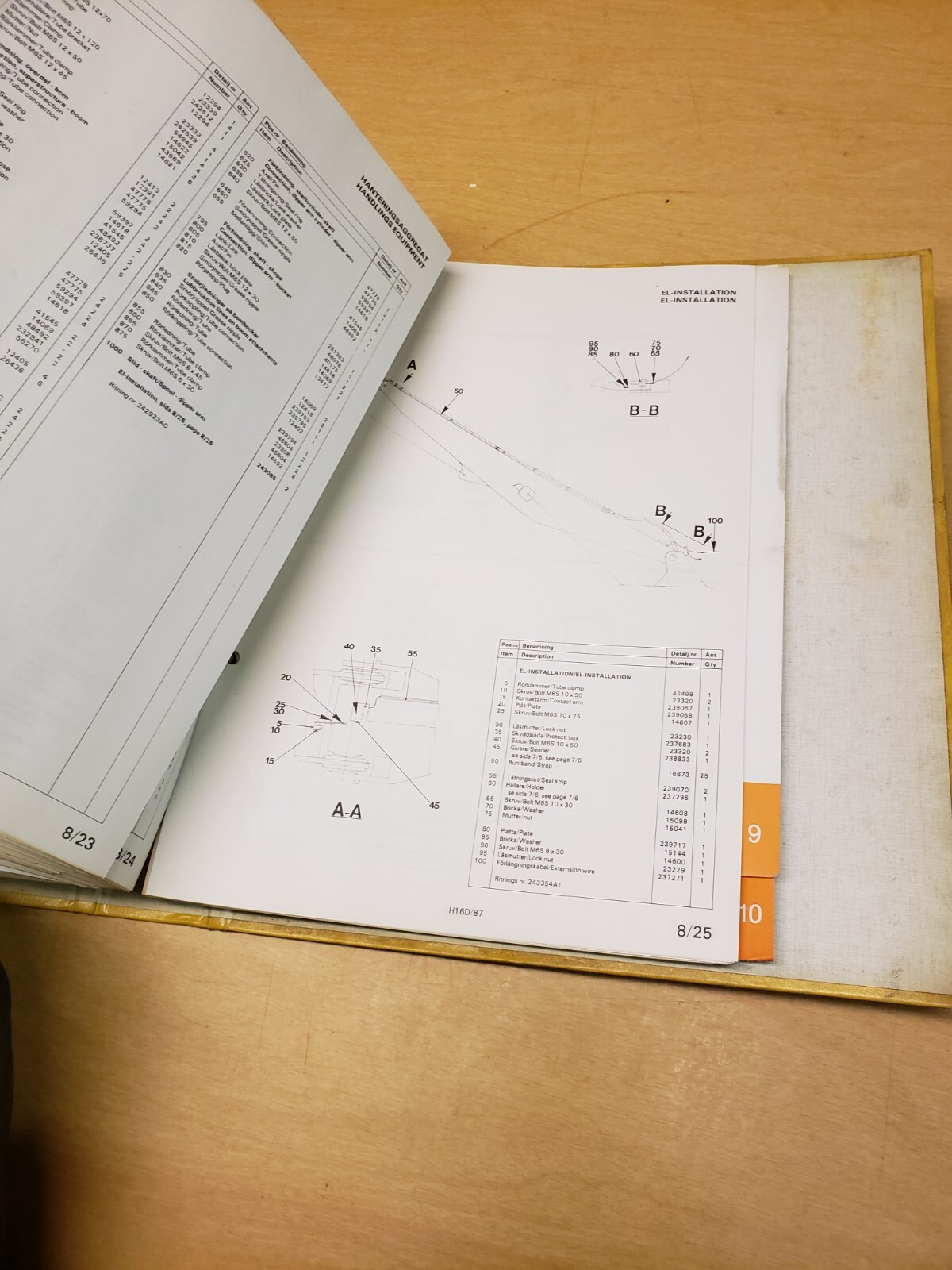 Akerman H16D Hydraulic Excavator Factory Operators And Parts Manual