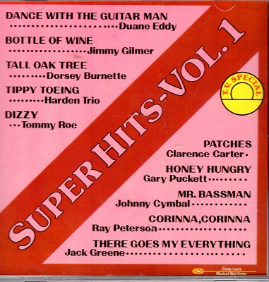 Super Hits, Vol. 1:  Ray Peterson &Various .. CD, 1987, Hollywood) .. New Sealed