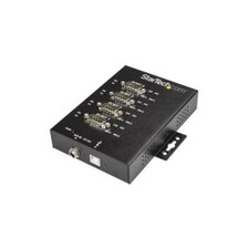 Image of StarTech 4-Port Industrial USB to RS-232/422/485 Serial Adapter 15 kV ESD