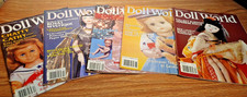 International Doll World Magazine Lot 1990 FIVE 5 Issues