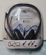 Cyber Acoustics Universal Stereo Headset Headphone With Microphone 4 PCs