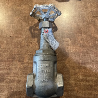 Powell 1 1/2  Stainless CF-8M 200LB Gate Valve A8972