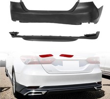 Rear Bumper Cover Compatible With 2018-2024 Toyota Camry L Le Xle Hybrid Le Hybr