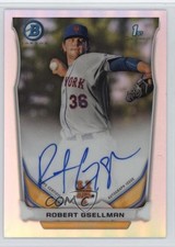 2014 Bowman Chrome Prospect Refractor /500 Robert Gsellman #BCAP-RG Auto hg6