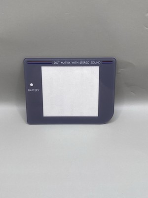 Display Scheibe für Gameboy Classic Dunkelgrau DMG Bildschirm Ersatz Schutz
