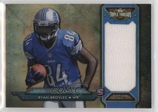 2012 Topps Triple Threads Rookie Jumbo Relic Gold 12/25 Ryan Broyles 5w7